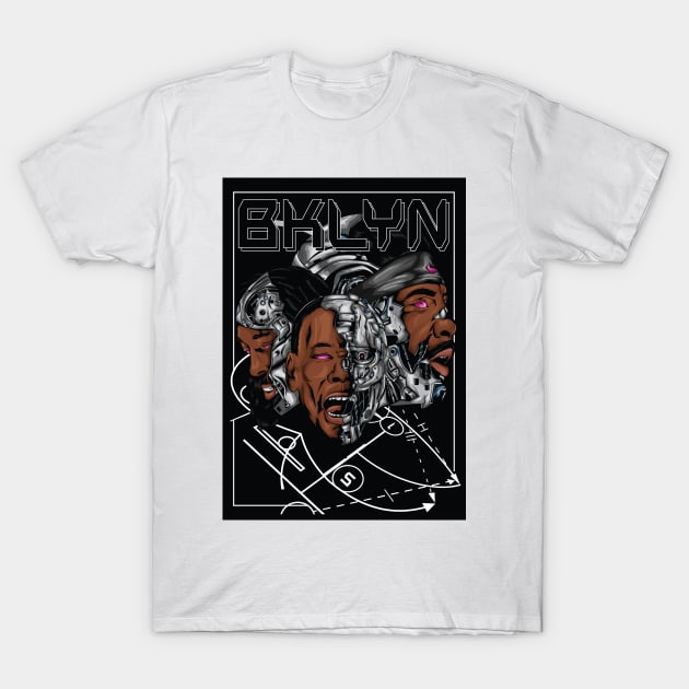 Brooklyn Nets - Big 3 T-Shirt by zamtex